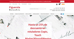 Desktop Screenshot of materialesbellasartes.com